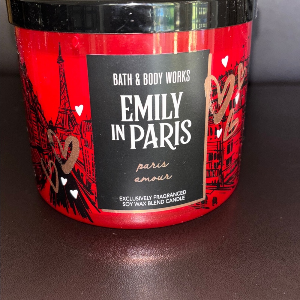 Bath and body works Emily in Paris 3-wick Candle Paris Amour